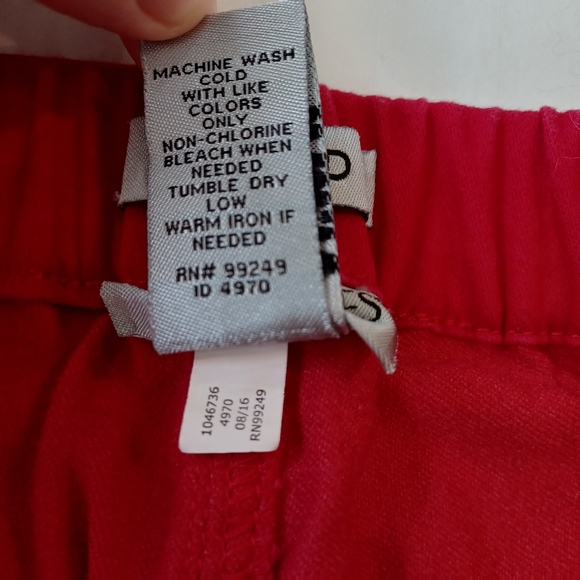 Catherine's Refined Red Pant 2x Elastic Back - Picture 8 of 11